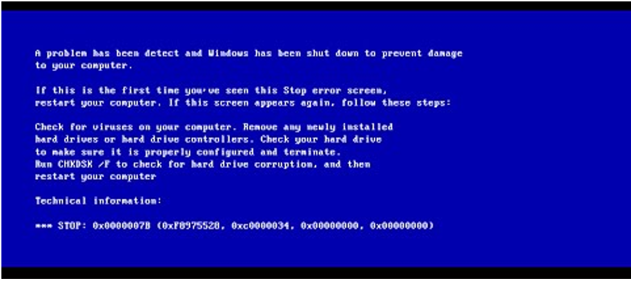 Physical 2 Virtual BSOD 0x0000007B